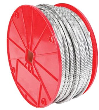 1/16" X 500' GALV. CABLE, 7X7