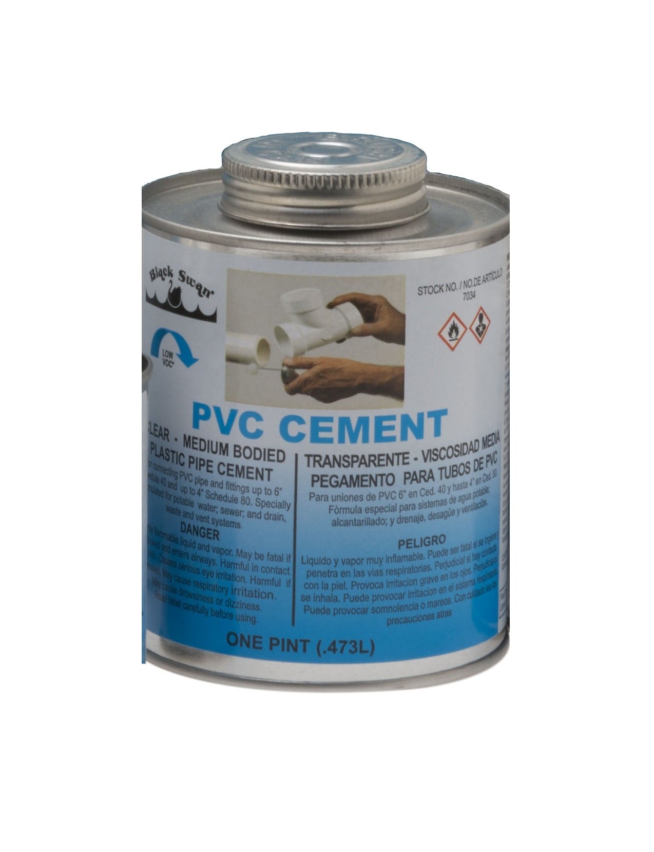 705 CLEAR PVC GLUE, PINT