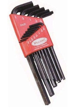 13PC HEX KEY SET, LONG, SAE