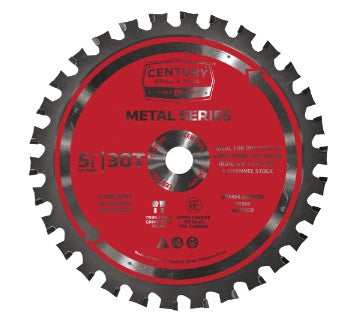 CIRCULAR SAW BLADE, METAL SERIES, 5-3/8" X 30T X 20MM ARBOR MET