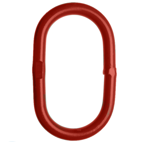 CAMPBELL 13/32" OBLONG MASTER LINK, GRD 80, RED