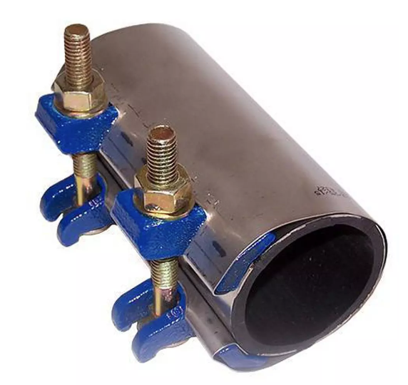 1-1/4X6" REPAIR CLAMP, STAINLESS STEEL