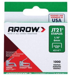 1/4" JT21 STAPLES