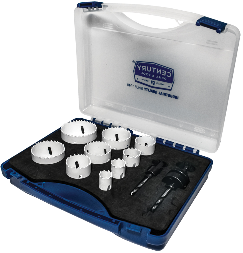 30 PC SHARK TOOTH HOLE SAWS W/ARBOR