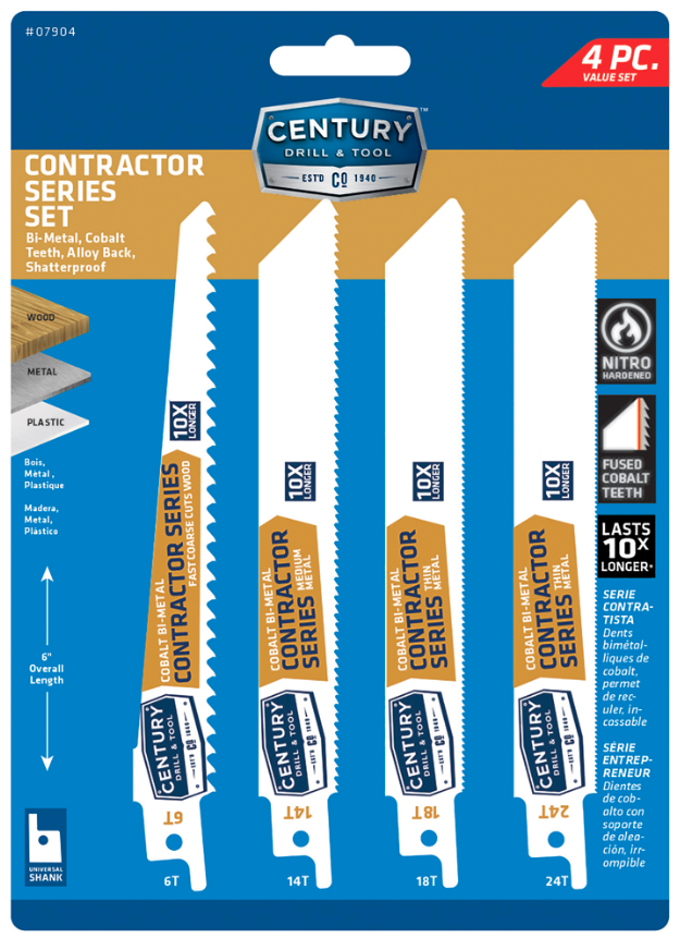 4PC BIMETAL RECIP SET
