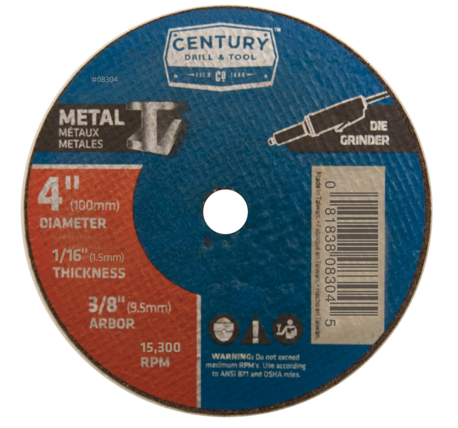 4X1/6" METAL CUTOFF WHL