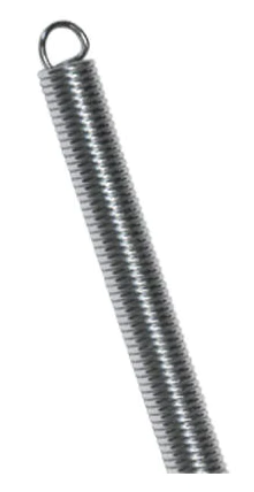 15/32X4-1/2X.041" EXTENSION SPRING, 2/PK