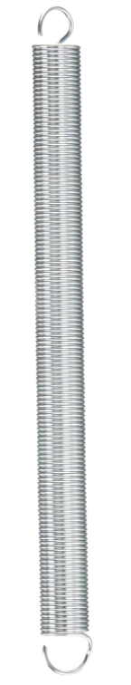 3/8X5X.034" EXTENSION SPRING, 2/PK