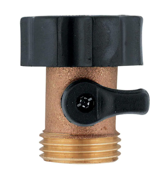 REPL 3/4" THRD BRASS SHUTOFF COUPLING