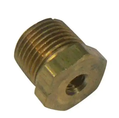 BRASS PLUG ADAPTOR 1/4-20SAE X 3/8MIP