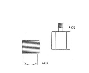 BRASS PLUG ADAPTOR 5/16-18SAE X 3/8MIP