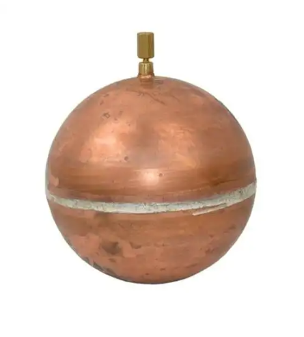 5" COPPER FLOAT BALL
