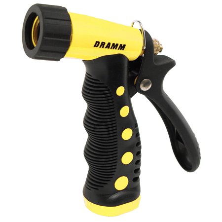 PISTOL NOZZLE H.D. WITH RUBBER GRIP, YELLOW