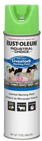 FLRSNT GREEN, LIVESTOCK MARKING PAINT, 17 OZ