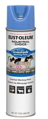 FLRSNT BLUE, LIVESTOCK MARKING PAINT, 17 OZ