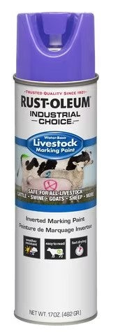 FLRSNT PURPLE, LIVESTOCK MARKING PAINT, 17 OZ