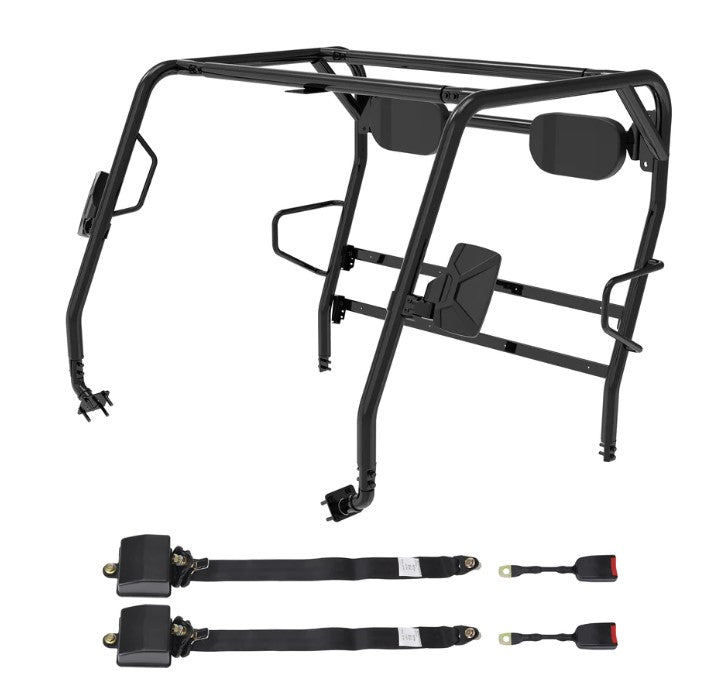 CU400 ROPS WITH HEADREST AND MIRROR KIT