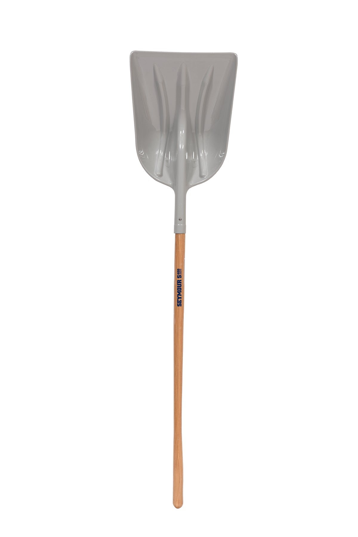 #12 POLY GRAIN SCOOP, 48" WOOD HANDLE