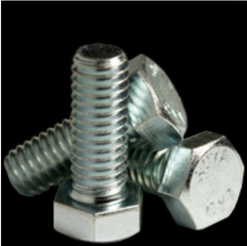 5/16"-18X6",HEX BOLTS A307 GRADE A CR ZINC