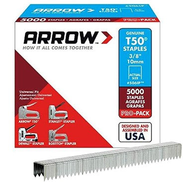 T50 3/8" INDUSTRIAL PACK STAPLES