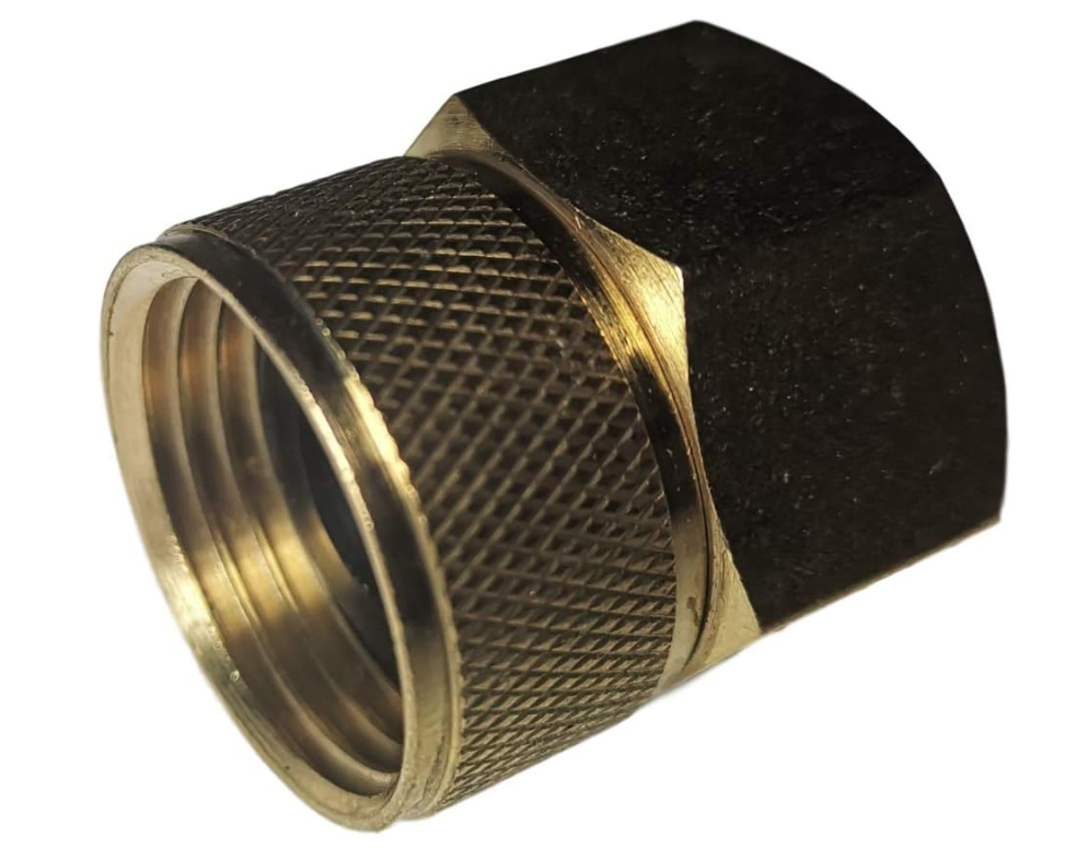 3/4" FGHT X 3/4" FNPT SWIVEL BRASS ADAPTER