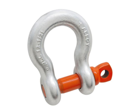 5/8IN ALLOY SCREW PIN SHACKLE, GALV A-419-G, DOMESTIC