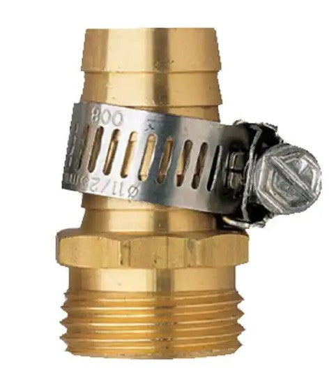 REPL 5/8" MALE METAL MENDER W/ HOSE CLAMP