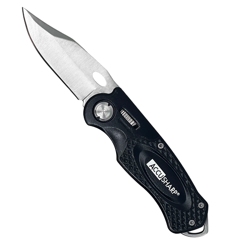 ACCUSHARP SPORT KNIFE, BLACK