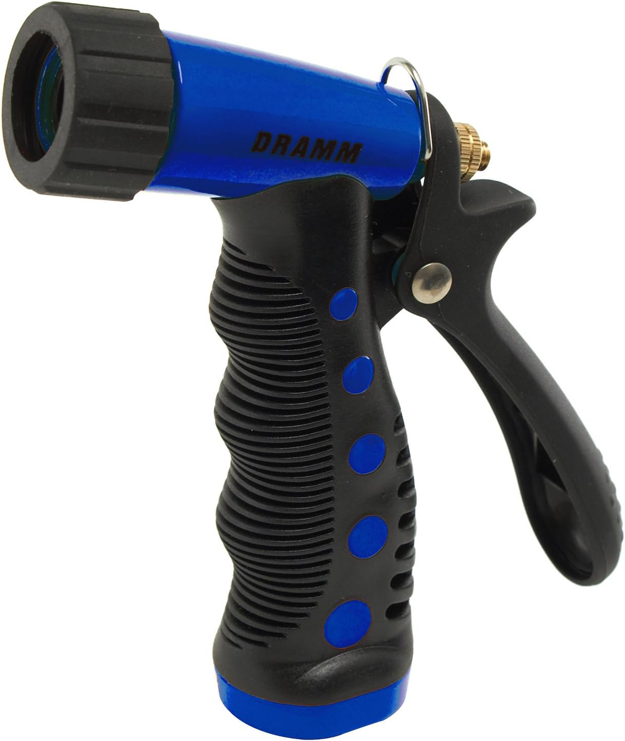 PISTOL NOZZLE H.D. WITH RUBBER GRIP, BLUE