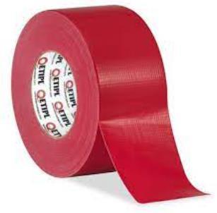 48MM X 18.20M (60FT) RED DUCT TAPE 9 MIL AC20
