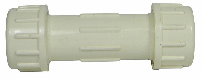 1 1/4" PVC COMPRESSION COUPLING