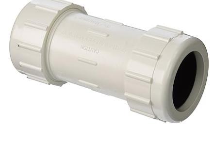 2 1/2" PVC COMPRESSION COUPLING