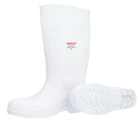PILOT G2 GENPRUP, 15" WHITE PVC PLAIN TOE BOOT, SIZE 10