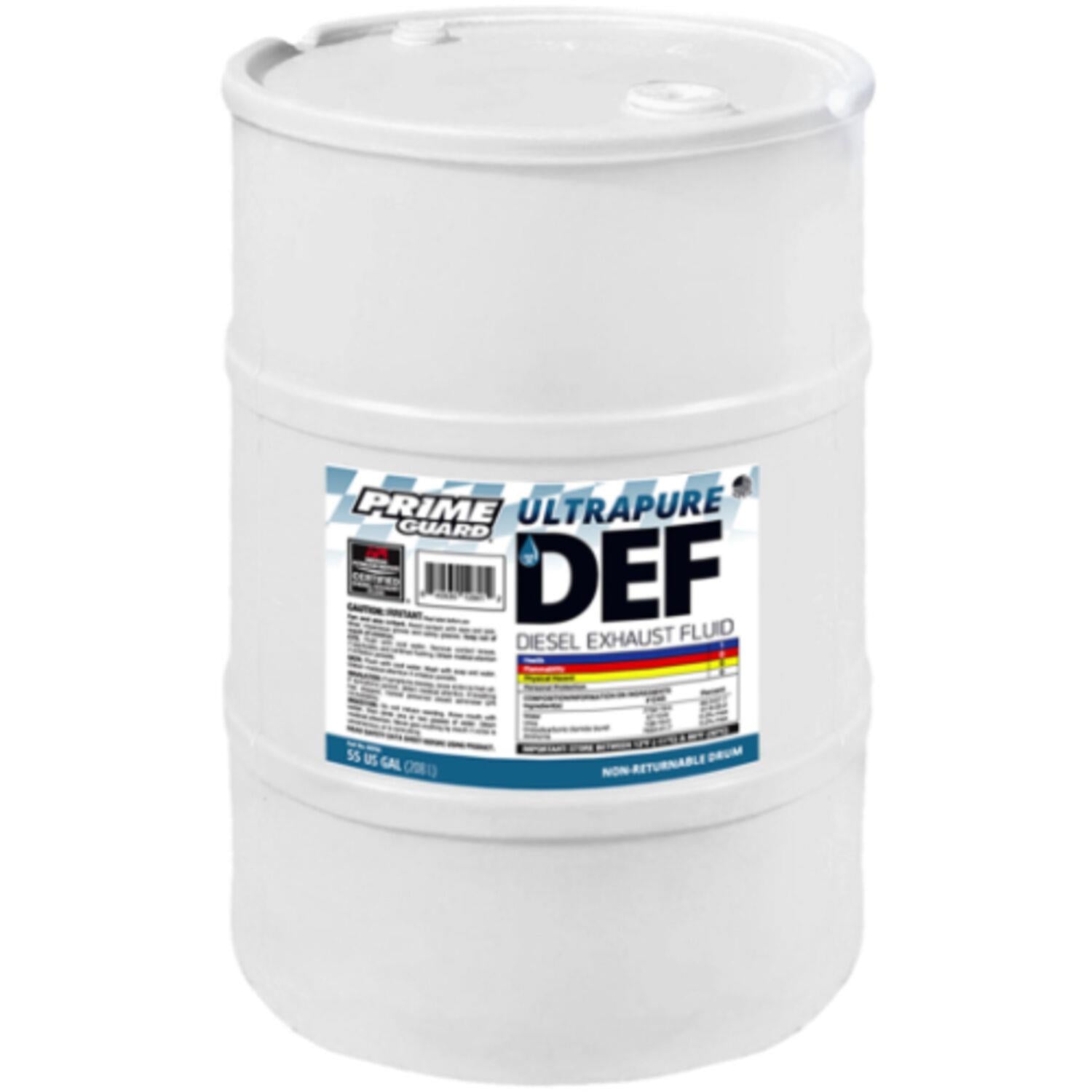 PRIME GUARD DEF DIESEL EXHAUST FLUID 55 GALLON DRUM