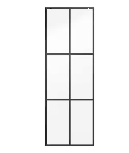 23-17/32"X67-3/4"X1/4" FRAMELESS SLIDING SHOWER DOOR, FROSTED GL
