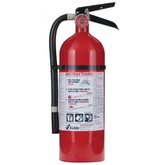 PRO 210, 2-A 10-B:C FIRE EXTINGUISHER W/ WALL HOOK, 4 LB, KIDDE