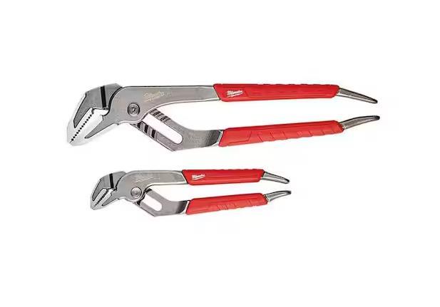 MILWAUKEE, 6" & 10" STRAIGHT-JAW PILIER SET