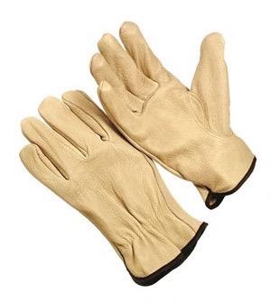 X-LARGE PIGSKIN DRIVERS GLOVES, REGULAR GRADE