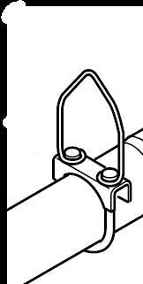 HANGER ASSY STBLZR 1.75" U-BOLT STYLE