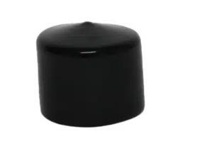 PLASTIC CAP 2.00" ID X 1.50" LG BLACK F/AUGER FEEDER SHAFT ASSY