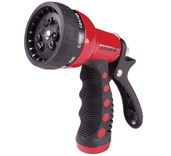 REVOLVER, 9 PATTERN ADJUSTABLE SPRAY NOZZLE (RED)