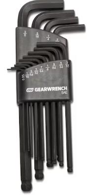 13PC SAE BALL POINT LONG ARM HEX KEY SET