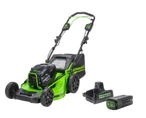 82V 21" SP MOWER WITH (1) 8 AH BATTERY, DP CHARGER