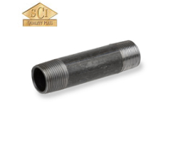 1X7 IMP BLK STEEL NIPPLE