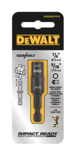 1/4IN + 5/16IN REVERSIBLE NUT DRIVER