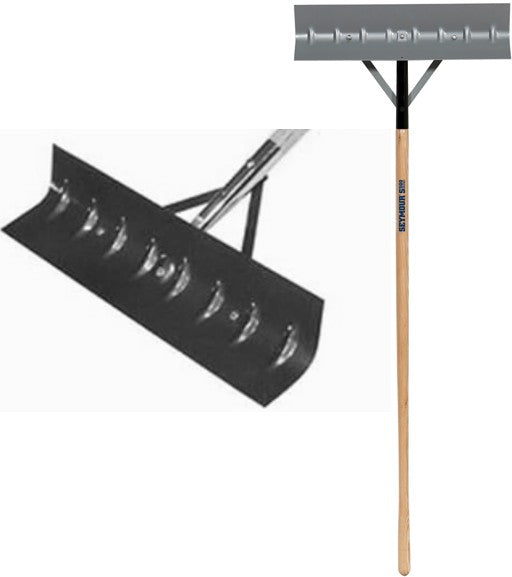 24" BARN SCRAPER, 60" WOOD HANDLE