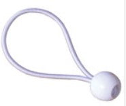 9" BALL BUNGEE-WHITE
