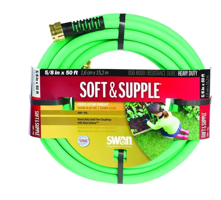 5/8X50 SOFT & SUPPLE GARDEN HOSE