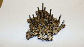 CHAIN, #35, 24.68" L, W/ 1" L PINS, 1-1/8" SPACING W/CONN