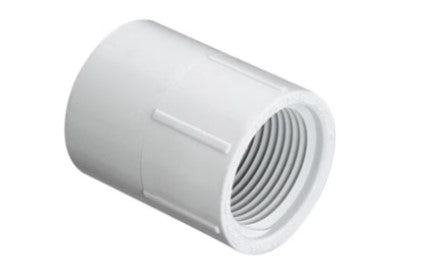 1/2" FEMALE ADAPTER, DEEP SOCKET, SCH40 PVC